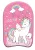 Unikornis Dreamy kickboard, úszódeszka 45 cm