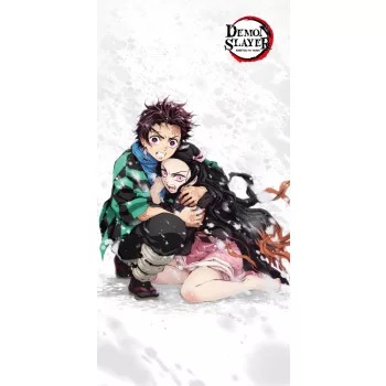   Demon Slayer Siblings fürdőlepedő, strand törölköző 70x140cm