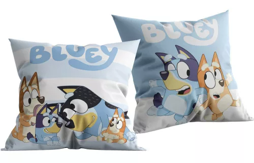 Bluey Family párna, díszpárna 40x40 cm