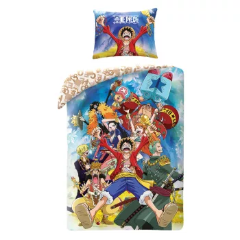   One Piece Piracy ágyneműhuzat 140×200cm, 70×90 cm microfibre