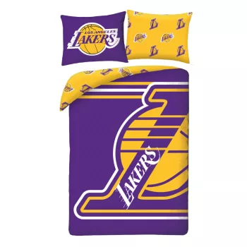   Los Angeles Lakers Logo ágyneműhuzat 140×200cm, 70×90 cm microfibre