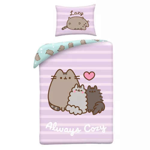 Pusheen Always Cozy ágyneműhuzat 140×200cm, 70×90 cm microfibre