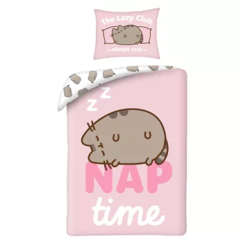   Pusheen Nap Time ágyneműhuzat 140×200cm, 70×90 cm microfibre