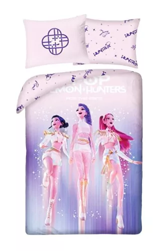 K-pop Démonvadászok Bright ágyneműhuzat 140×200cm, 70×90 cm