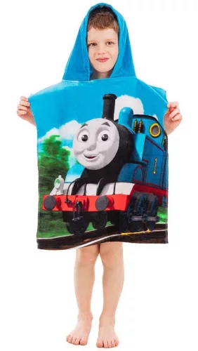 Thomas és barátai Adventure törölköző poncsó 50x115 cm