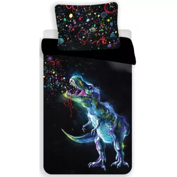 Dinoszaurusz Dark ágyneműhuzat 140×200cm, 70×90 cm