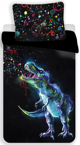 Dinoszaurusz Dark ágyneműhuzat 140×200cm, 70×90 cm