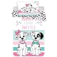 Disney 101 Kiskutya Sweetie gyerek, ovis ágyneműhuzat 100×135cm, 40×60 cm
