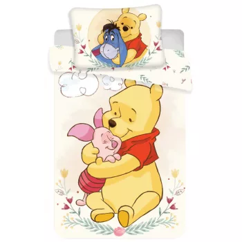   Disney Micimackó Heartful gyerek, ovis ágyneműhuzat 100×135 cm, 40×60 cm