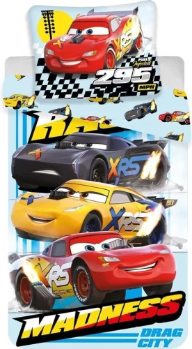 Disney Verdák Madness ágyneműhuzat 140×200cm, 60×80 cm
