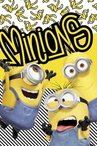 Minyonok Crazy polár takaró 100x150cm