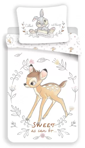 Disney Bambi Sweet Moments ágyneműhuzat 140×200cm, 70×90 cm