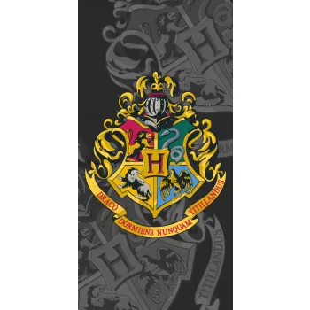   Harry Potter Black Crest fürdőlepedő, strand törölköző 70x140cm