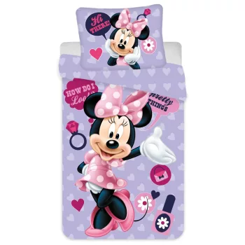   Disney Minnie Pretty Things ágyneműhuzat 140×200cm, 70×90 cm microfibre