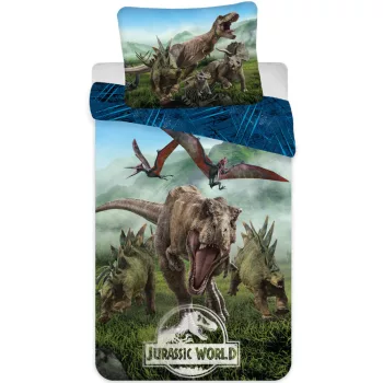Jurassic World Forest ágyneműhuzat 140x200 cm, 70x90 cm