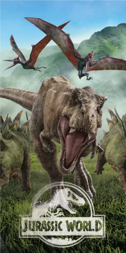 Jurassic World Forest fürdőlepedő, strand törölköző 70*140cm
