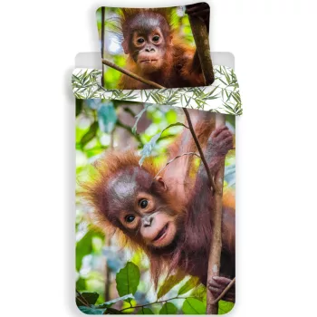 Orangután Jungle Joy ágyneműhuzat 140×200cm, 70×90 cm