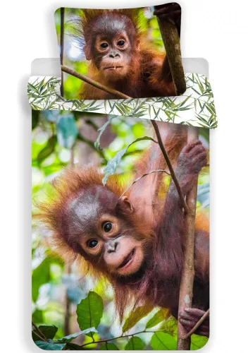 Orangután Jungle Joy ágyneműhuzat 140×200cm, 70×90 cm