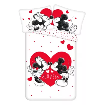   Disney Mickey, Minnie Love ágyneműhuzat 140×200cm, 70×90 cm