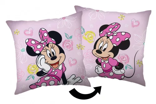 Disney Minnie Pink Bow párna, díszpárna 40 x 40 cm