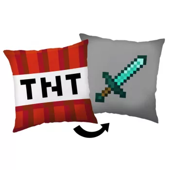 Minecraft TNT Sword párna, díszpárna 40 x 40 cm