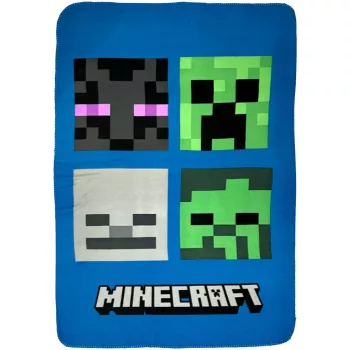 Minecraft Bad Mobs szuper puha polár takaró 100x150cm