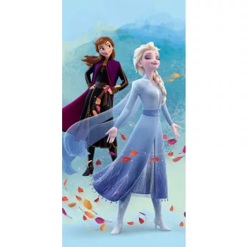   Disney Jégvarázs Wind Blue fürdőlepedő, strand törölköző 70x140cm