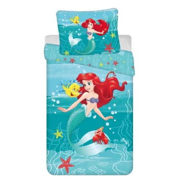   Disney Hercegnők Ariel Friends ágyneműhuzat 140×200cm, 70×90 cm