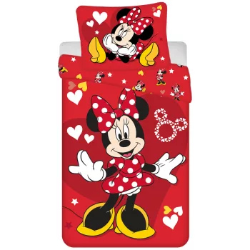   Disney Minnie Love & Stars ágyneműhuzat 140×200cm, 70×90 cm