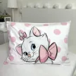 Disney Marie Dots gyerek, ovis ágyneműhuzat 100×135 cm, 40×60 cm