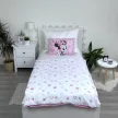 Disney Minnie Powder Pink gyerek, ovis ágyneműhuzat 100×135 cm, 40×60 cm