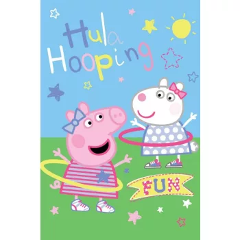 Peppa malac Hula Hooping polár takaró 100x150cm