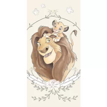   Disney Az Oroszlánkirály Simba fürdőlepedő, strand törölköző 70x140cm