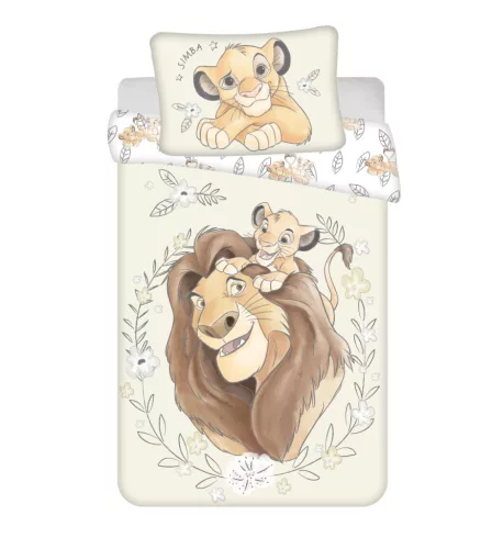 Disney Az Oroszlánkirály Simba gyerek, ovis ágyneműhuzat 100×135 cm, 40×60 cm