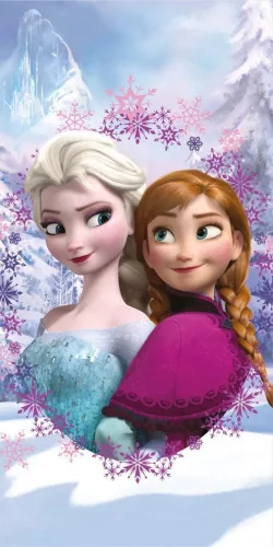 Disney Jégvarázs Frame fürdőlepedő, strand törölköző 70x140cm