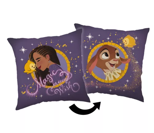 Disney Kívánság Magic párna, díszpárna 35x35 cm