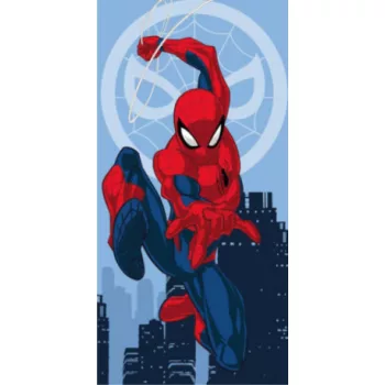   Pókember Jump Hero fürdőlepedő, strand törölköző 70x140cm
