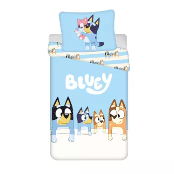 Bluey Family ágyneműhuzat 140×200cm, 70x90 cm