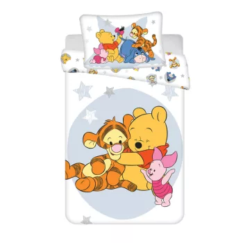   Disney Micimackó Stars gyerek, ovis ágyneműhuzat 100×135 cm, 40×60 cm
