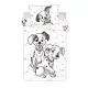 Disney 101 Kiskutya White gyerek, ovis ágyneműhuzat 100×135cm, 40×60 cm