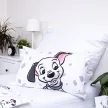 Disney 101 Kiskutya White gyerek, ovis ágyneműhuzat 100×135cm, 40×60 cm
