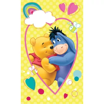   Disney Micimackó Smile kéztörlő, arctörlő, törölköző 30x50cm