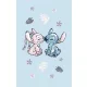 Disney Lilo és Stitch, a csillagkutya Light blue kéztörlő, arctörlő, törölköző 30x50cm