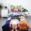 Naruto Grey ágyneműhuzat 140×200cm, 70×90 cm