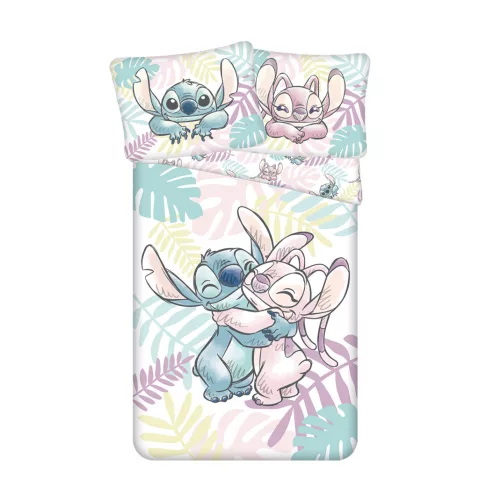 Disney Lilo és Stitch, A csillagkutya Leaves ágyneműhuzat 140×200cm, 70×90 cm