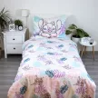 Disney Lilo és Stitch, A csillagkutya Leaves ágyneműhuzat 140×200cm, 70×90 cm