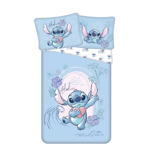 Disney Lilo és Stitch, A csillagkutya Wave ágyneműhuzat 140×200cm, 70×90 cm