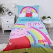 Peppa malac Jump In ágyneműhuzat 140×200cm, 70×90 cm