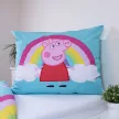 Peppa malac Jump In ágyneműhuzat 140×200cm, 70×90 cm