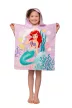 Disney Hercegnők Ariel Pink törölköző poncsó 50x115 cm